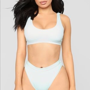 NWT mint high waisted bikini